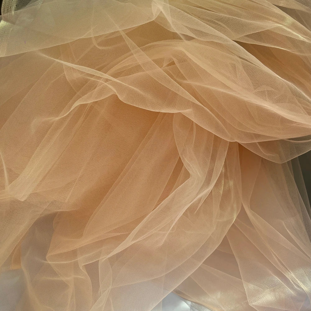 Burnt Orange Soft Tulle Fabric - Wedding Decor Curtains, Chair Covers, Tutu Skirts & DIY Crafting Mesh Material