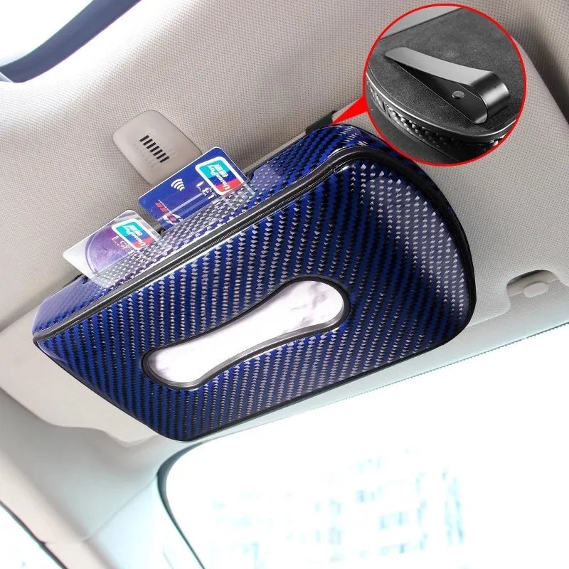 For Lotus Exclusive Carbon Fiber Car Tissue Box Holder – Premium Interior Accessory for Eletre/Emeya/Evija