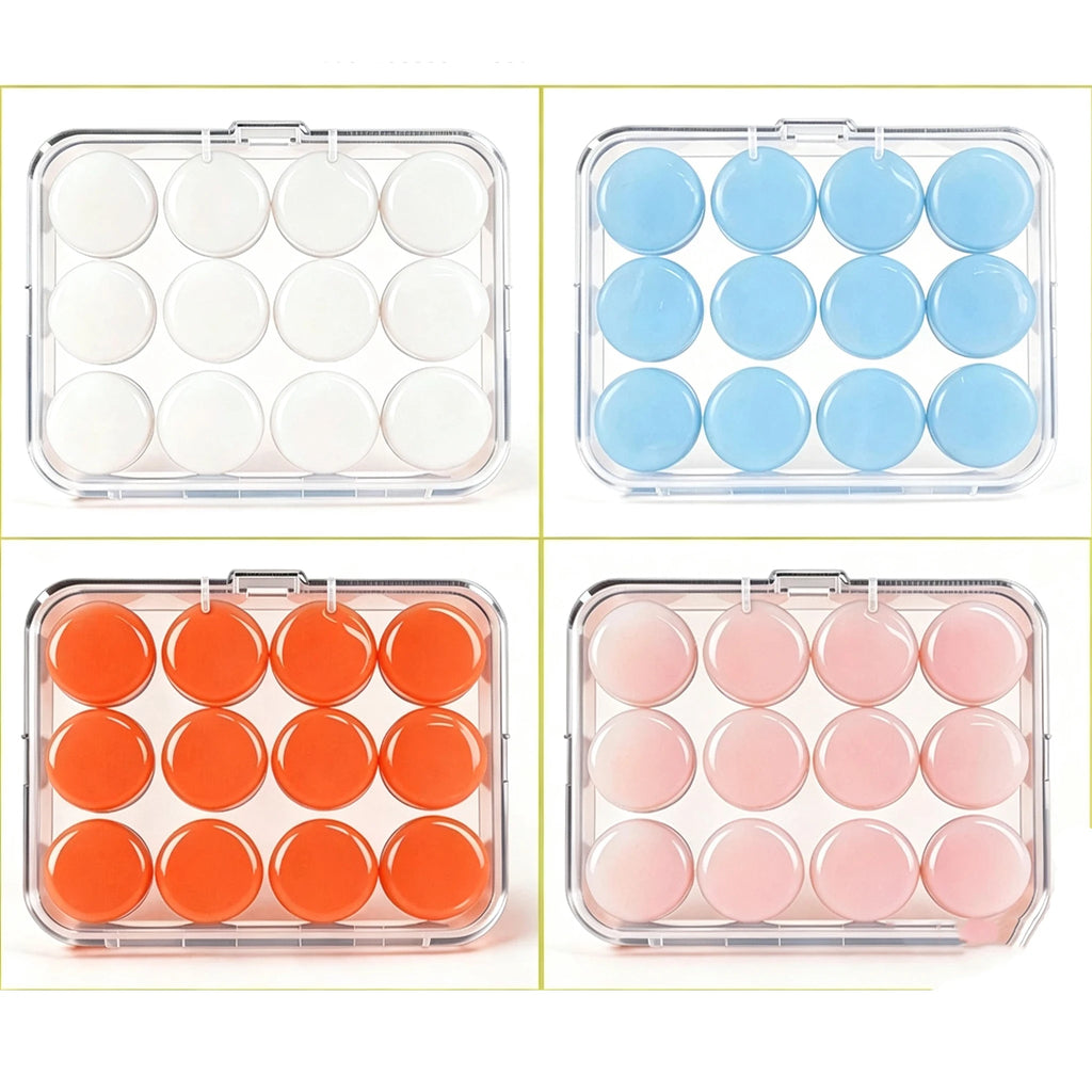 Soft Silicone Earplugs Wax Ear Plugs Reusable Noise Cancelling Gel Ear Plugs Waterproof Earbuds for Sleeping Flying Swimming
