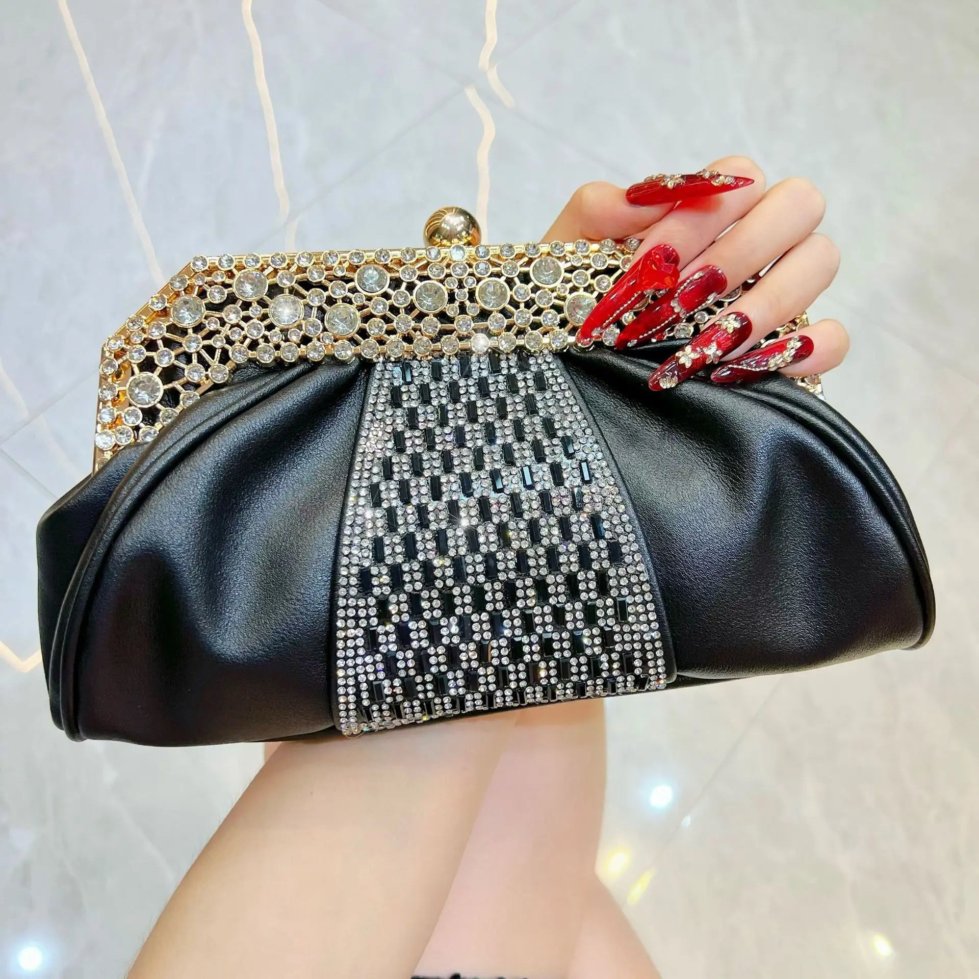 New Diamond Banquet Dress Bag Premium Handbag Celebrity Dinner Bag Fashion Handbag Handbag