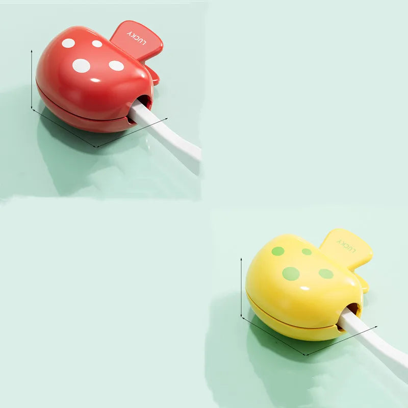 Travel toothbrush cover Dust-proof mushroom toothbrush head protective clip Household outdoor protective cap