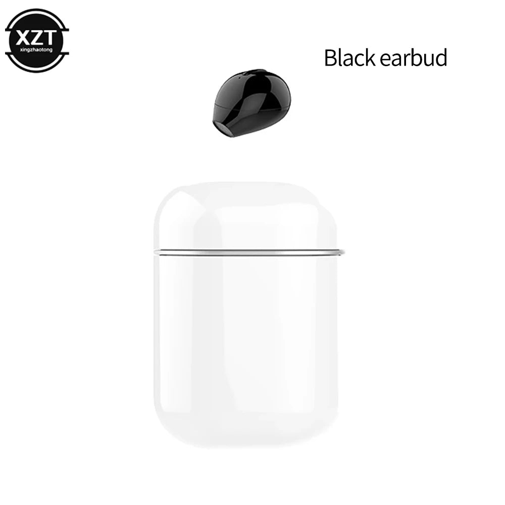 X20 Ultra Mini Wireless Single Earphone Hidden In-ear With Button Control Waterproof Bluetooth Earphone With Charging Case