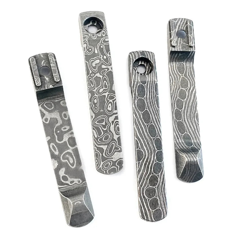 7 Colors CNC Titanium Alloy Made Knife One-piece Pocket Clip for Spyderco Para3 Lightweight Dragonfly Autonomy1 Manix 2 LW Watu
