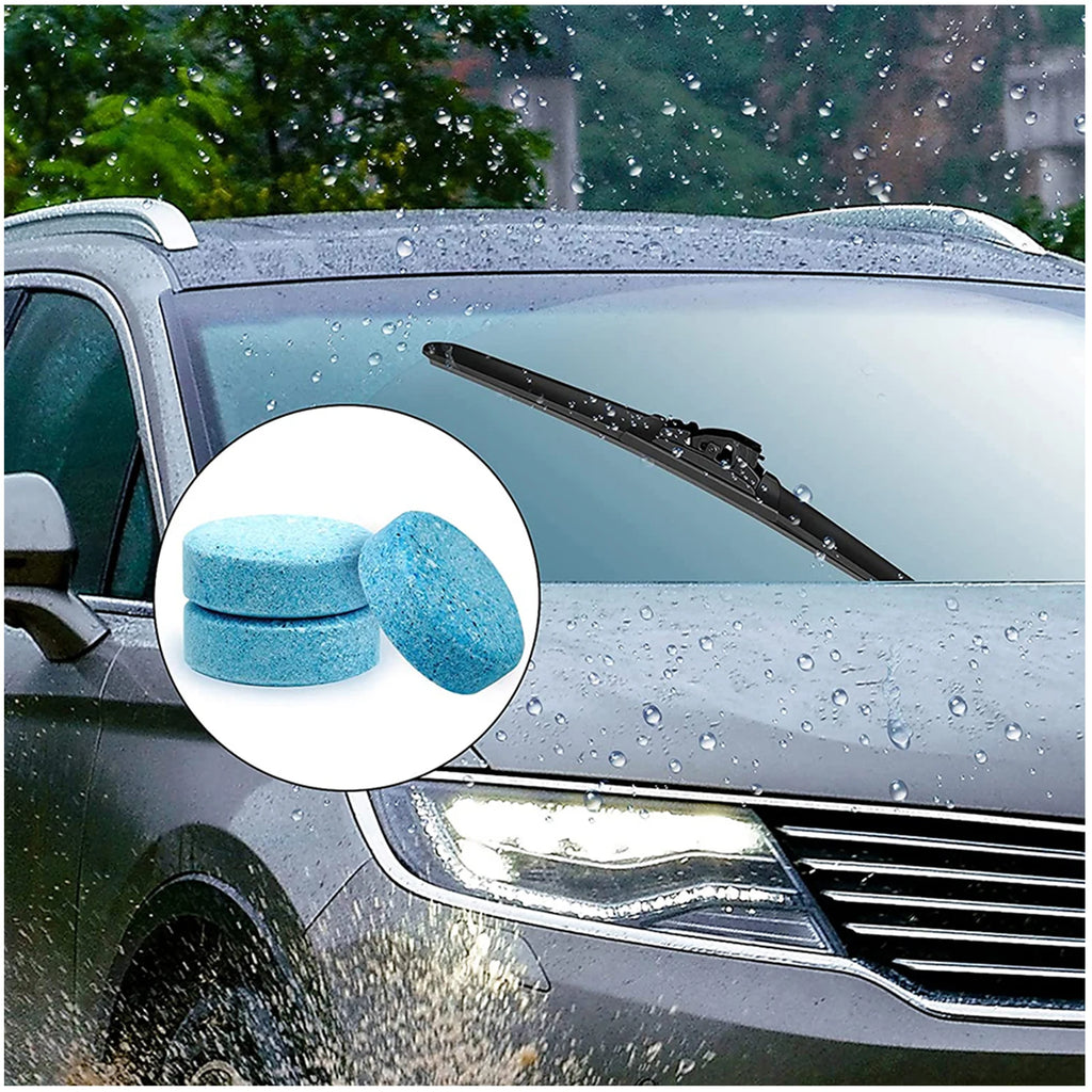 10/20/30/50/100PCS Car Cleaning Effervescent Sheet Suitable For Car Kitchen Windows Windshield Washer Concentrate Sheet