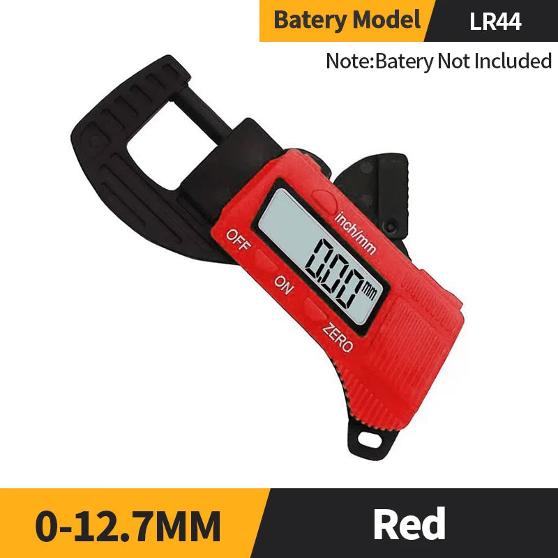 Digital Thickness Gauge 0-12.7mm Meter Tester Micrometer Electric Caliper Gauge Tool 0.01MM Precise Measurement