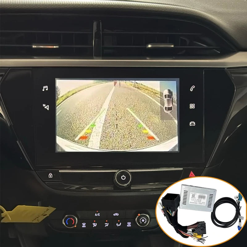 Camera for Opel CORSA F 2019-2022 Rearview Camera Interface Original Screen Displays Reverse Image Assistant Plug and Play