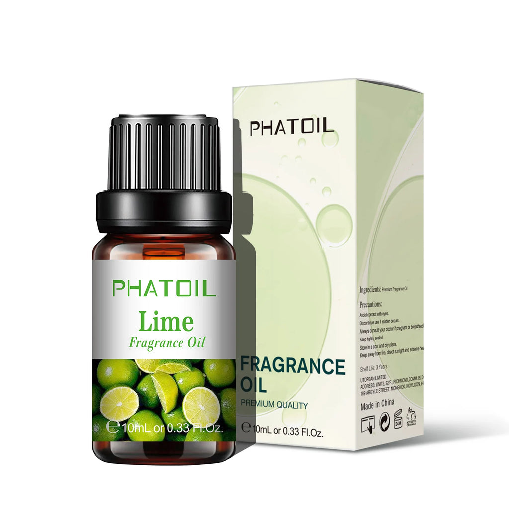 PHATOIL 1/2/6/10pcs 10ml Fruity Fragrance Oil For Aromatherapy Cherry Apple Strawberry Mango Coconut Lemon Fragrance Aroma Oils