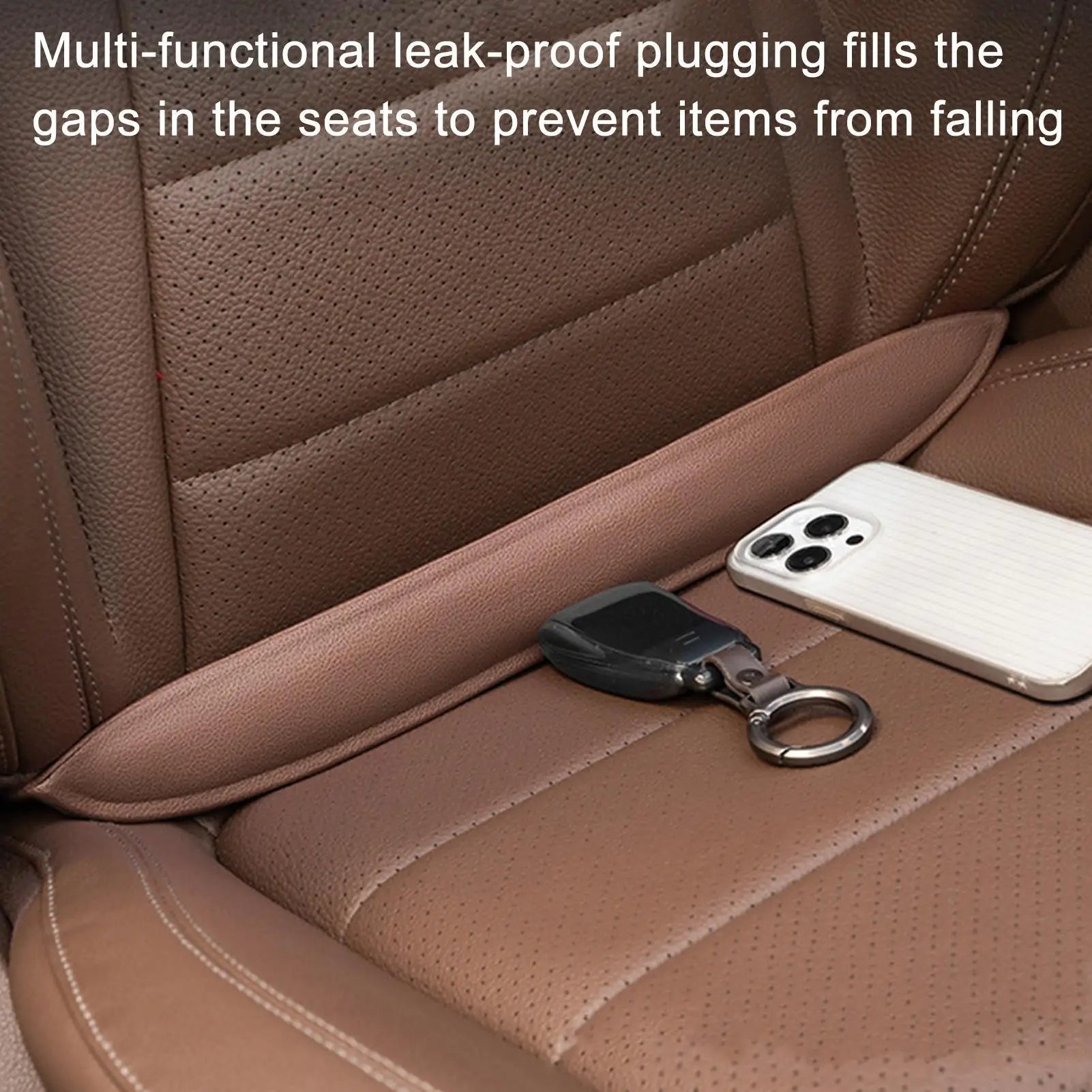 Car Gap Seat Filler Holder Catcher Crevice Strip Center Console Insert For Road Trips Daily Commuting Vehicle Travel Between