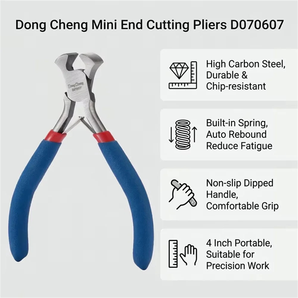 Mini End Cut Pliers & Wire Cutters - para Joyeria- DIY Beading Tools, Needle Nose Pliers Set for Handcraft & Repair