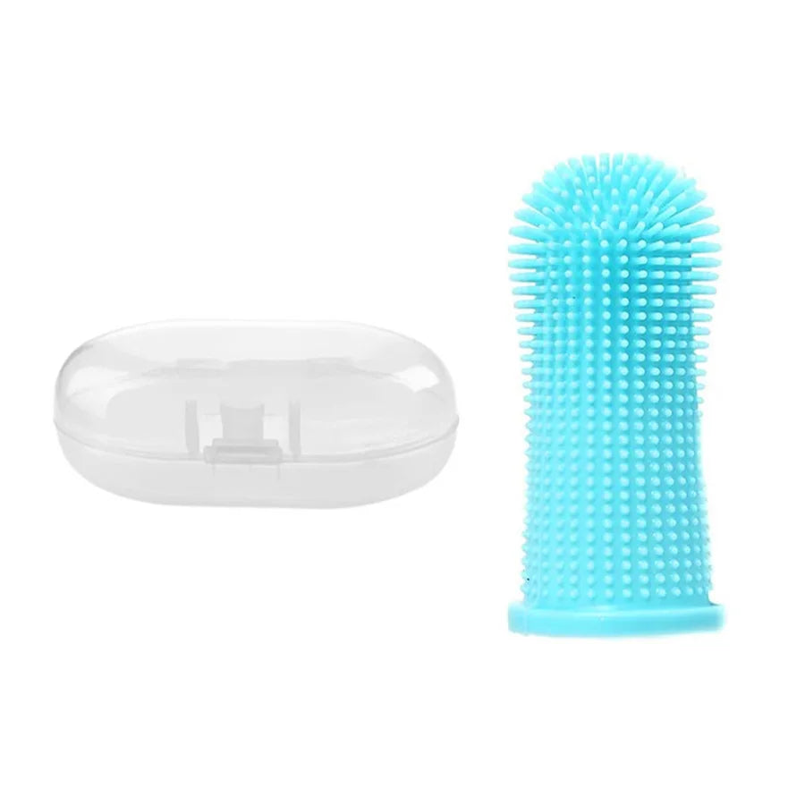 ToothbrushesSilicone Bristles Pet Finger Toothbrush Cleaning Products for Cats and DogsOral Cleaning
