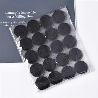 10-30mm Self Adhesive Sticky Dots Strong Glue Magic Sticker Disc Transparent White Round Belcro Adhesivo Hook and Loop Tape