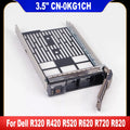0KG1CH New 3.5" SAS SATA Hard Disk Caddy Tray For Dell PowerEdge T320 T420 T620 R320 R420 R520 R620 R720 R820 WIth Screws KG1CH