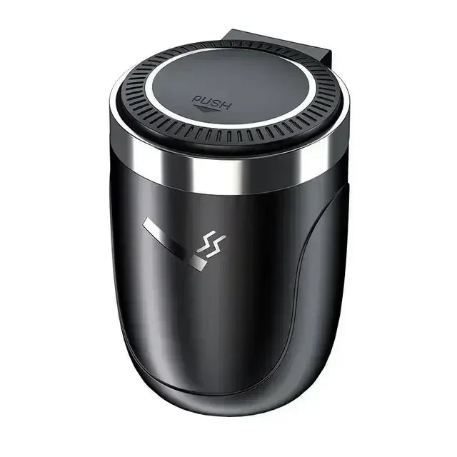Car Cigarette Ashtray Cup With Lid With LED Light Portable Detachable Vehicle Ashtray Holder Cigarette Ashtray Interior Parts