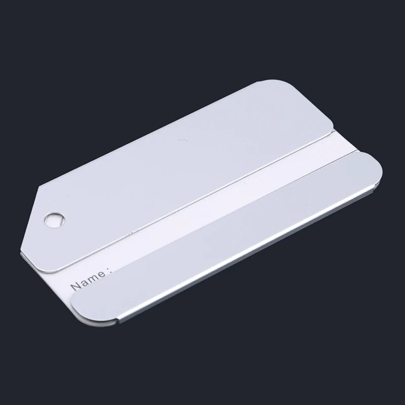 Luggage Tags for Suitcases Fashion Solid Color Women Men Suitcase Bag Label Tag Name ID Address Portable Travel Accessories