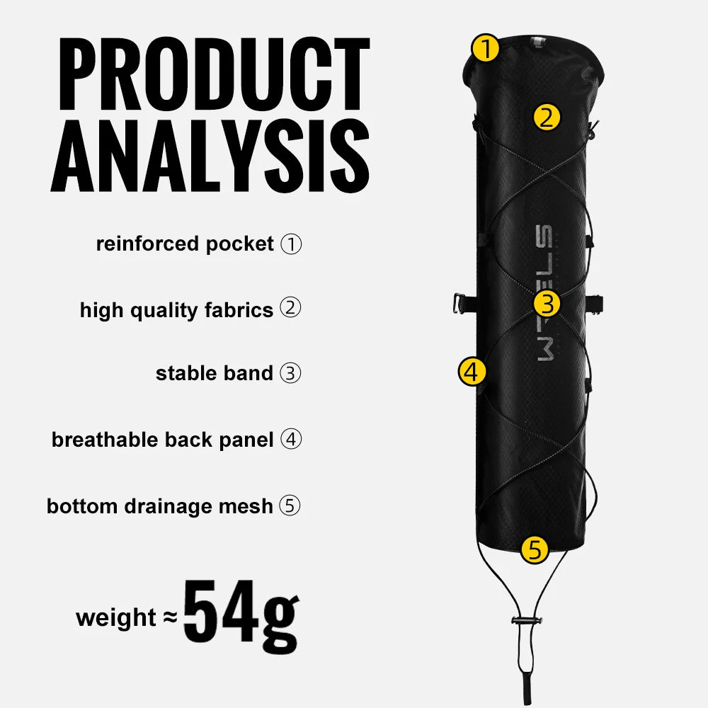 WRELS Trekking Poles Bag – Lightweight Waterproof Hiking Pole Carrier / Sac de transport léger imperméable pour bâtons de randonnée
