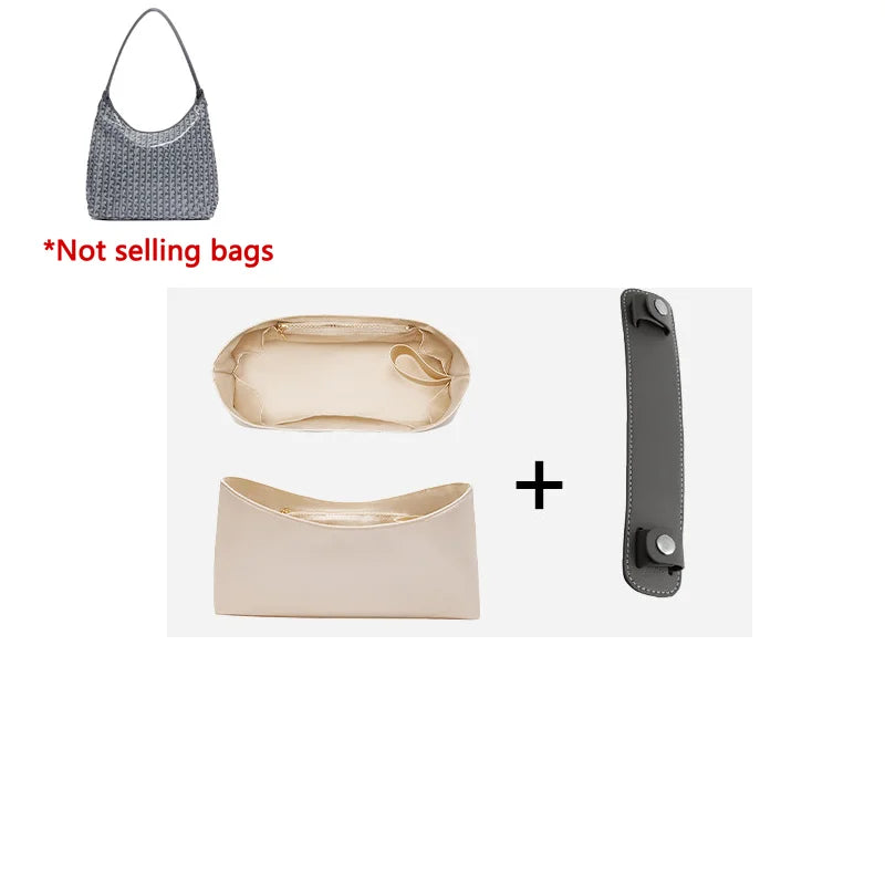 Bag Organizer Insert For Hobo Durable Fashion Wateproof Gift Bag Support Storage Inner Modification Bag Accessories