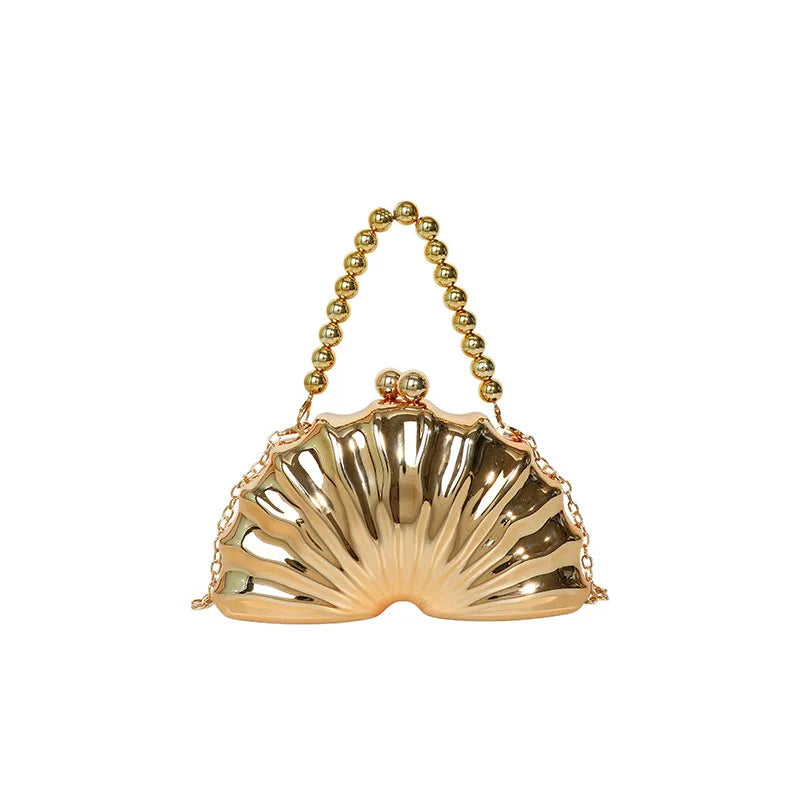 New creative exquisite shell acrylic women's bag fashion dinner clutch bag trendy shoulder oblique span bag bags