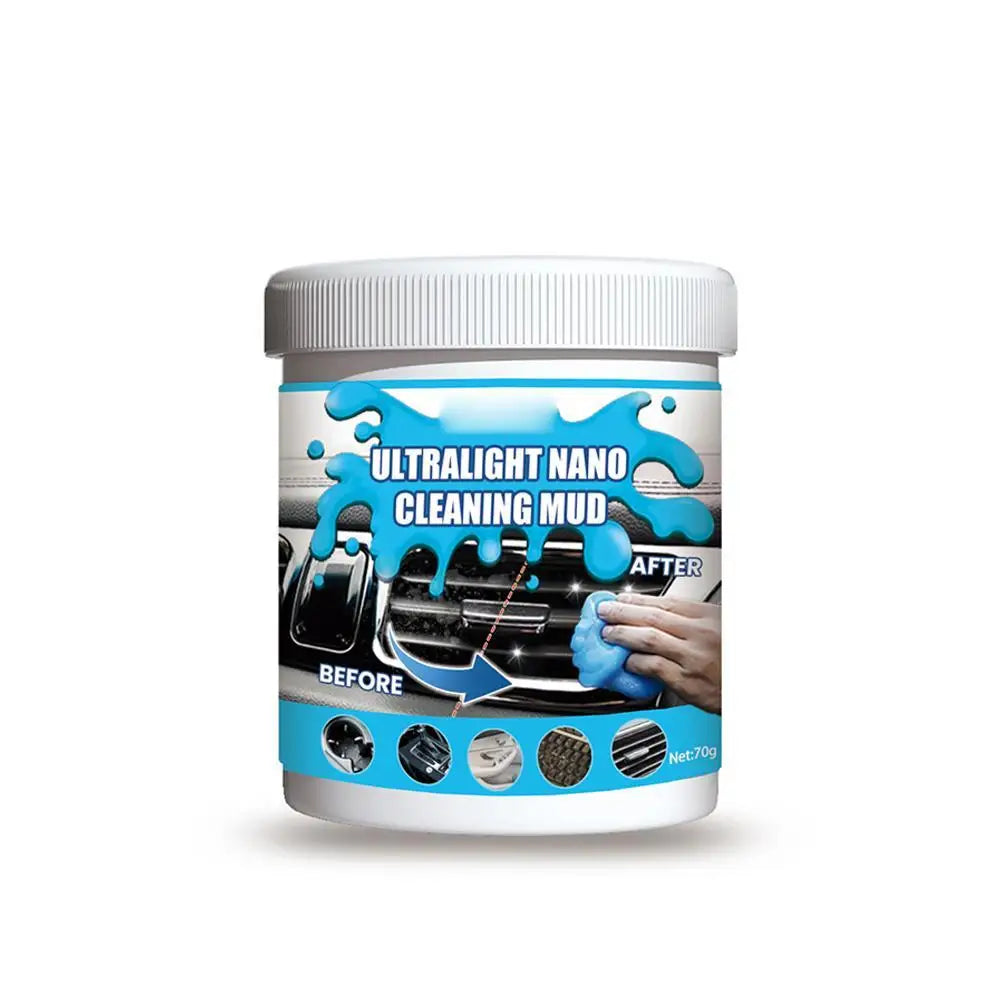 Nano Car Cleaning Gel Mud Universal Dust Remover Putty For Car Vents Cup Holders Computer Keyboard Household Gap Cleaning Tool
