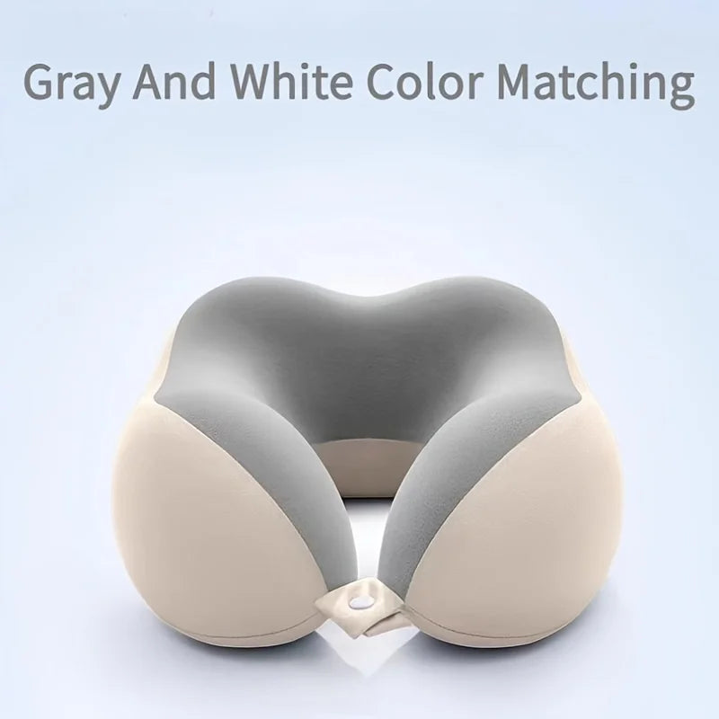 U-Shaped Neck Pillow for Adults,Ergonomic Travel & Office Nap Support, Medium Soft Comfort for Neck Protection, Neck Pillow