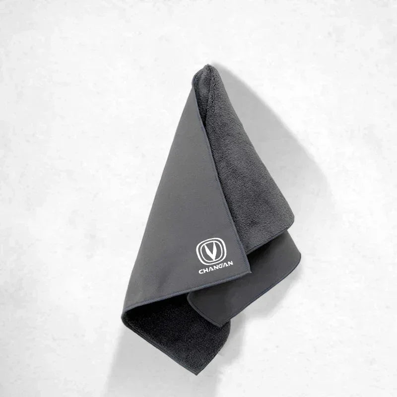 For Changan Car Microfiber Wash Towel Auto Soft Cleaning Towel Wash Drying Cloth  Efficient Water Absorption and Quick Drying