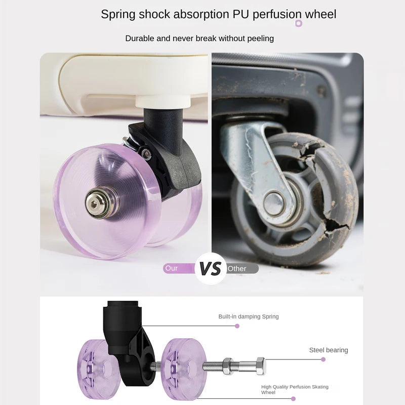 Highly Appealing Zipper Travel Suitcases Thickened Luggage Ice Roller 20 inch Carry-on Suitcase 22/24/26/28 inch valise voyage