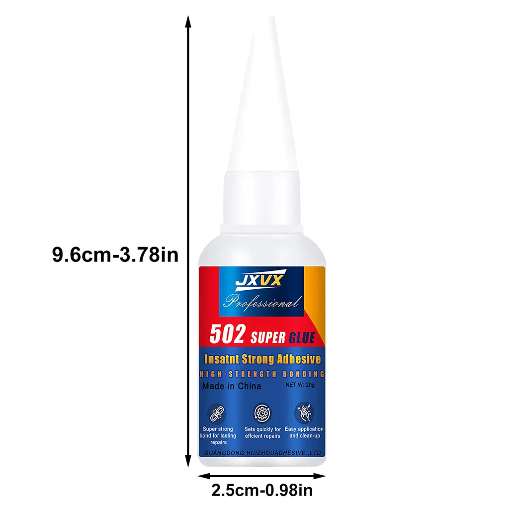 20 g instant-hardening 5S cyanoacrylic superglue-for cars, rubber, wood, metal (1-5 pieces)