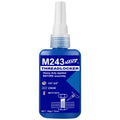 243 Blue Threadlocker, Medium Strength |   Anti-Vibration, Oil-Resistant and Easy to Disassemble, Vibration Proof Screw Adhesive, Blue Anaerobic Glue