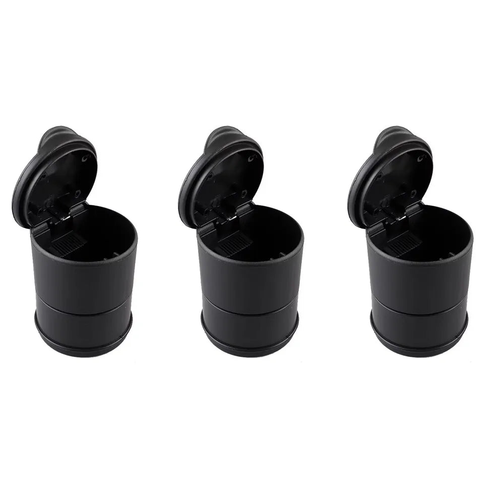 1-5Pcs New Car Ashtray Garbage Coin Storage Cup Container Cigar Ash Tray Car Styling Universal Size ashtray