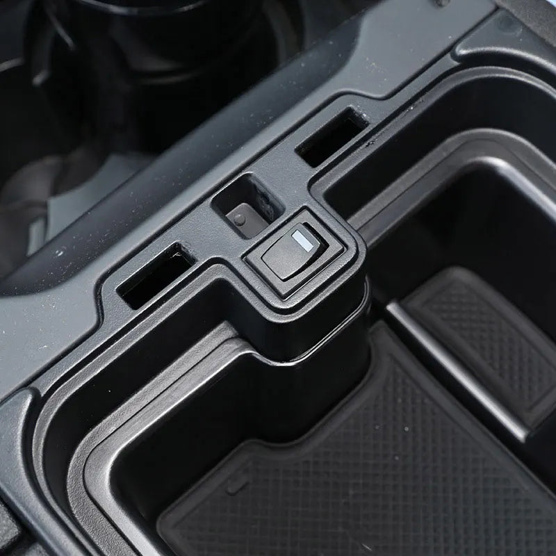 For Land Rover Discovery 4 LR4 2010-2016 ABS Black Car Central Storage Box Door Phone Glove Armrest Box Car Accessories