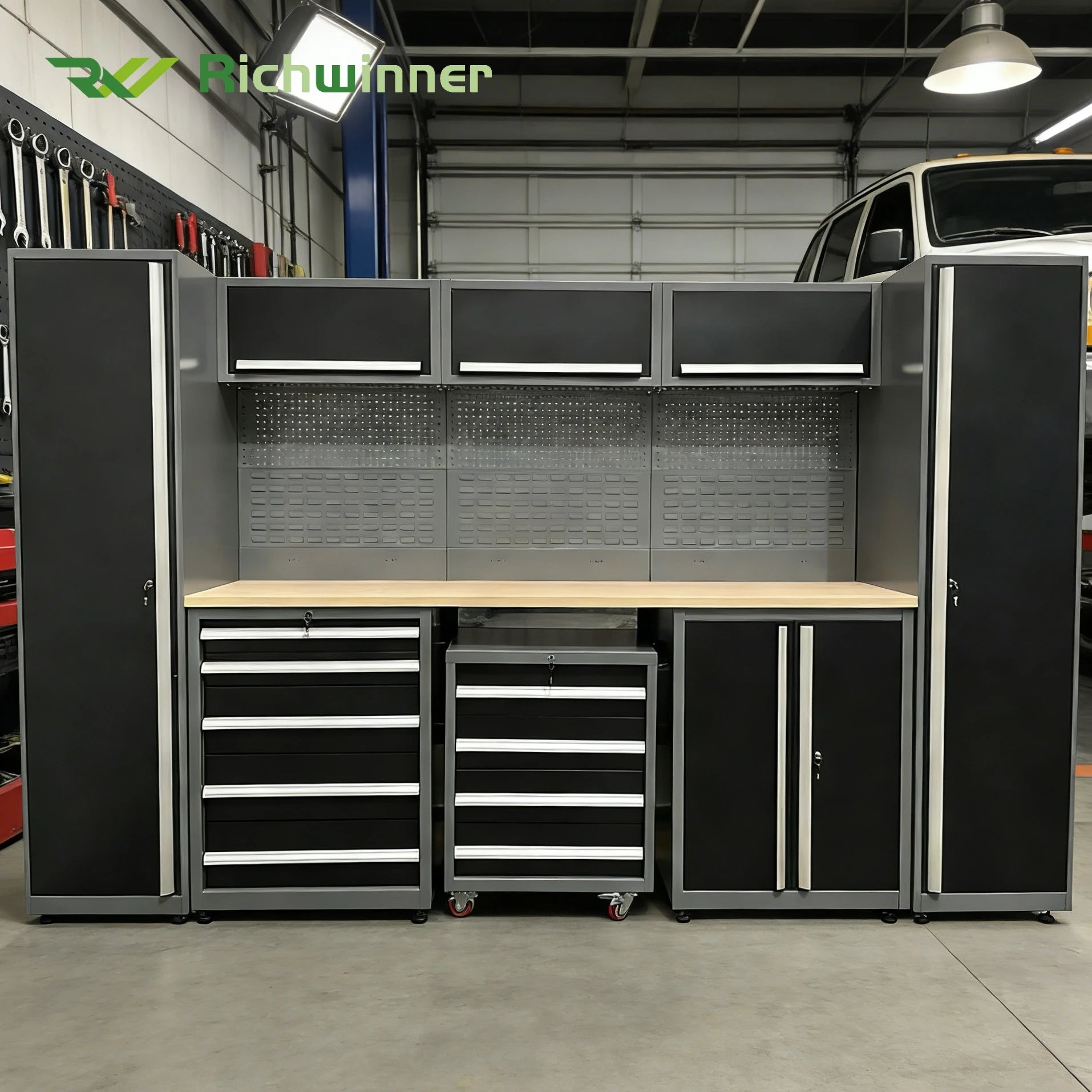 Industrial High-grade Steel Wall Cabinet Durable Metal Construction for Garage Workshop and Equipment Storage Organizer Pro