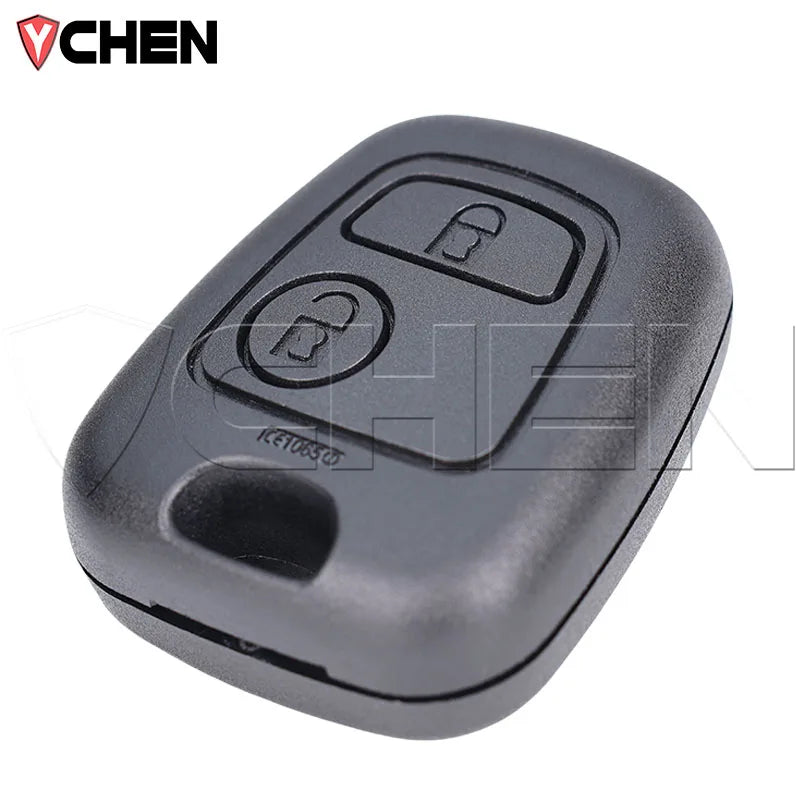Car Key Fob Shell Case For Peugeot 206 207 307 408 607 for Citroen C1 C2 C3 C4 Xsara Picasso 2 Buttons Housing Cover Remote Box