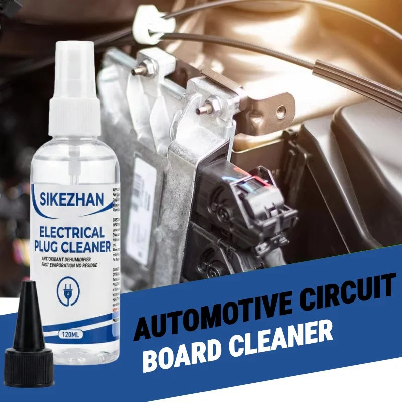 120ml Electronic Contact Cleaner Spray Fast Drying No Residue Degreaser for Car Plugs Connectors PCB Circuit Boards Deoxidizer