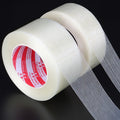 1 piece mesh/stripe fiber tape 10mm-60mm wide 50m long lithium battery mold home appliances bundling and fixing