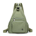 Women's Multifunctional 3-in-1 Shoulder Chest Bag, Convertible Small Backpack & Crossbody Fanny Pack, Lightweight Nylon Purse