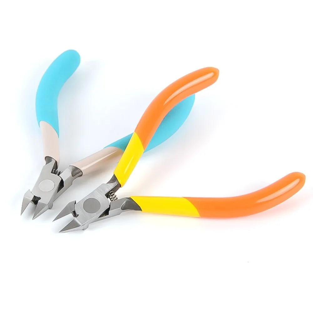1/5Pcs Carbon Steel Precision Cutter Pliers Professional Sharp Nipper Diagonal Snips for Model Assembly Home Use Cutting Tools