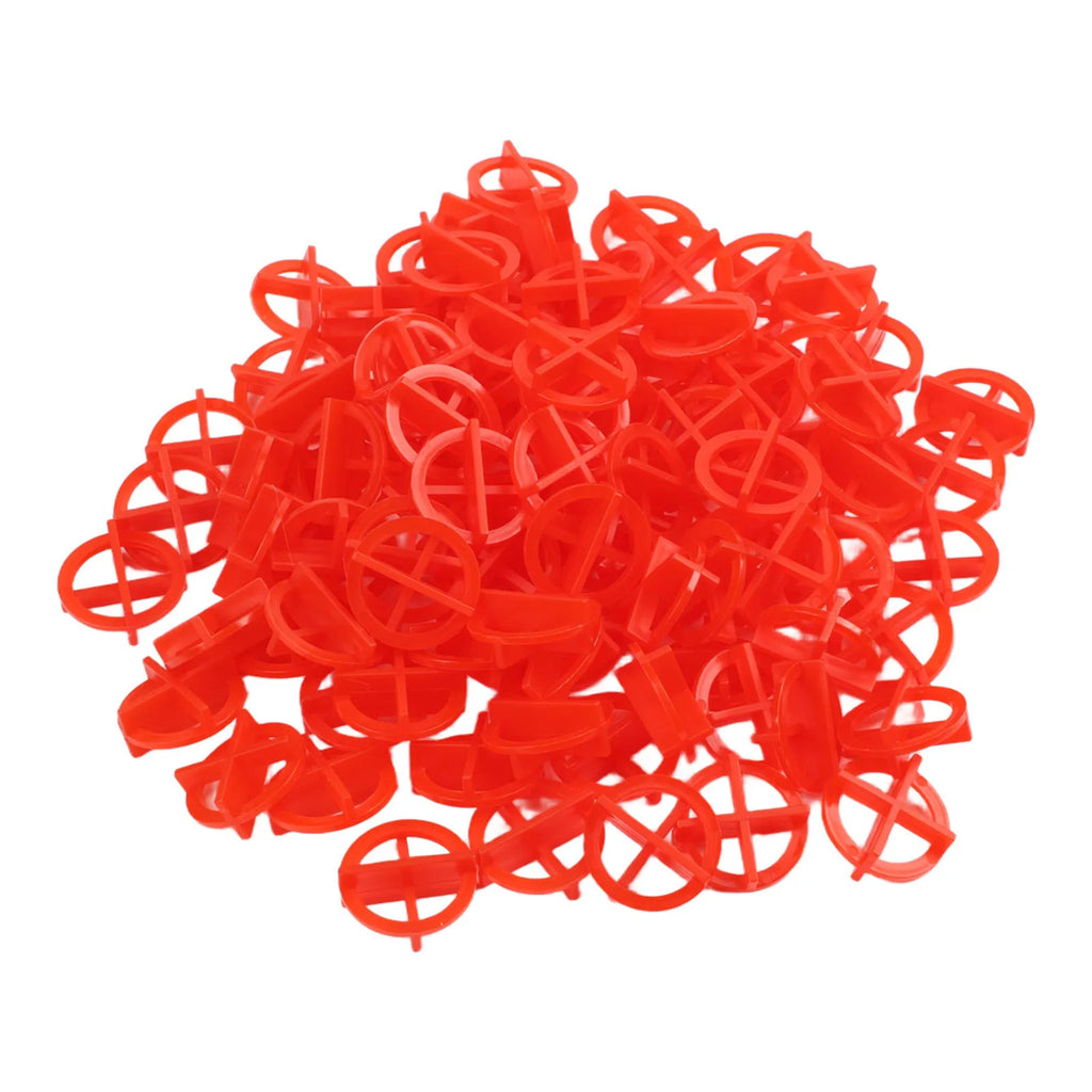 100Pcs For Tile Leveling System Spacers Clips Wedge For Tiling Fixing Floor Wall Gap 1-3mm Floor Fixing Construction Tools