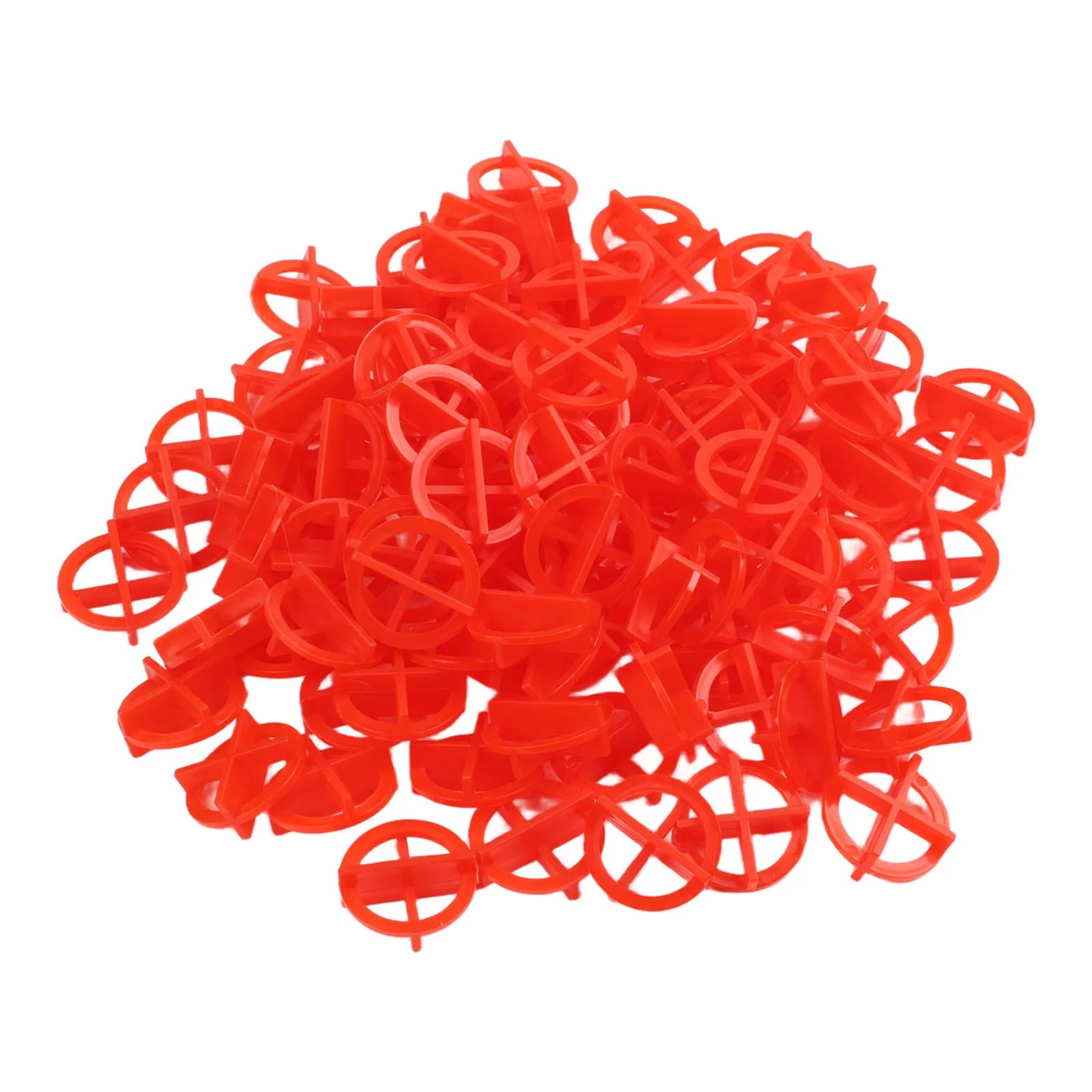 100Pcs For Tile Leveling System Spacers Clips Wedge For Tiling Fixing Floor Wall Gap 1-3mm Floor Fixing Construction Tools