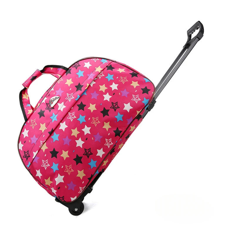 Travel Trolley Bag With Wheels Business Rolling Luggage Wheeled Bag Trolley Suitcase Waterproof Fashion Men Women Travel Bags