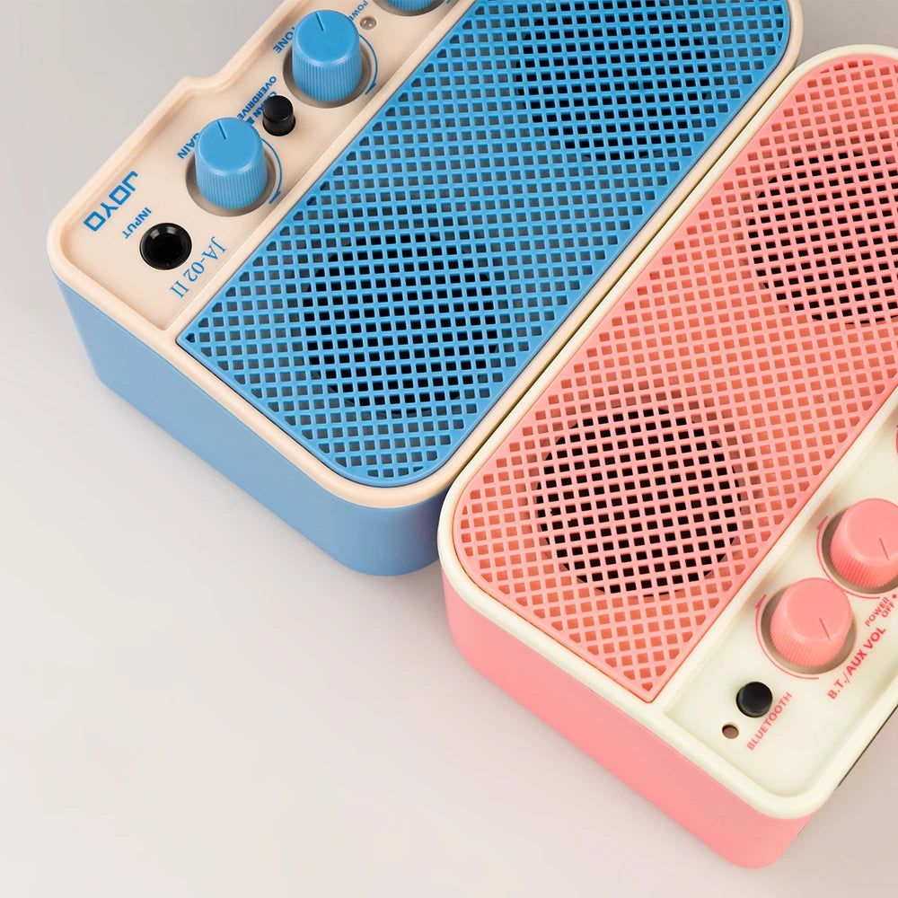JOYO JA-02 II Electric Guitar Amplifier Portable 5W Rechargeable Bluetooth Headphone Guitar Amp with Clean & Overdrive Channel