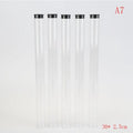 5 Pcs Clear Travel Toothbrush Case Storage Tubes With Lids Portable Toothbrush Holder For Travel/Camping/School/Home
