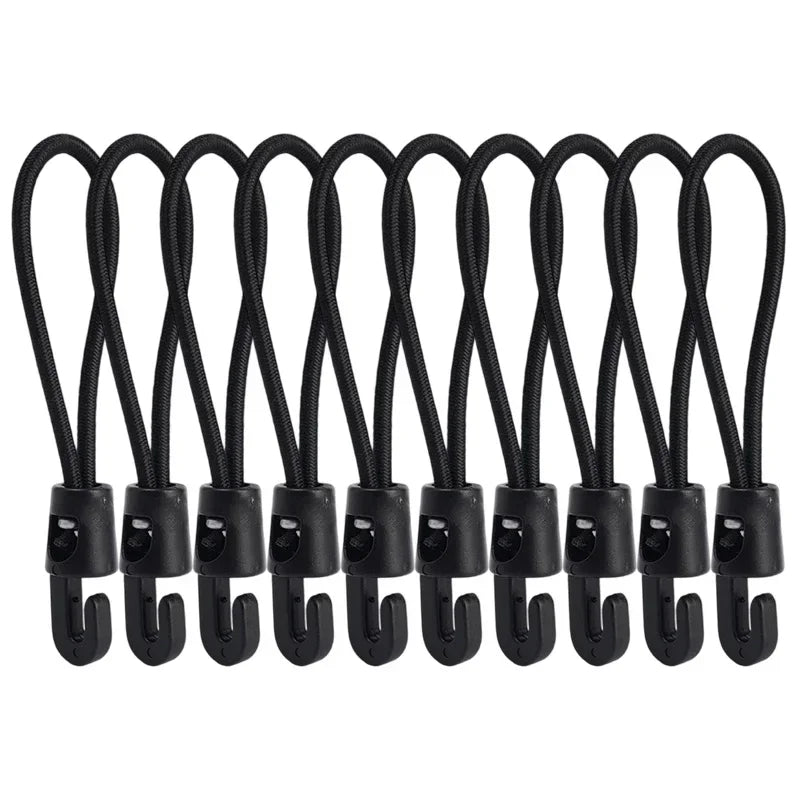 Shock Bungee Cord Gear Strap Tactical Elastic Fix Trekking Pole Anti-slip Paracord Alternative Heavy Duty Water Bottle Map Keys