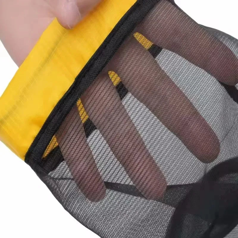 5Pcs Drawstring Storage Bags Ultralight Mesh Camping Sports Accessories Traveling Bags Drawstring Storage Bag Climbing Organizer