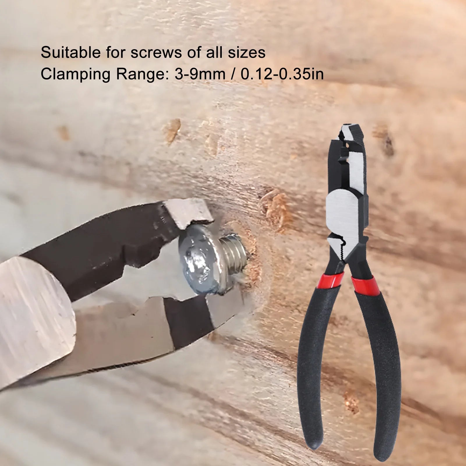 Screw Extractor Linesman Pliers Screw Extractor Pliers Multifunctional Carbon Steel Wire Stripper Side Cutting Pliers