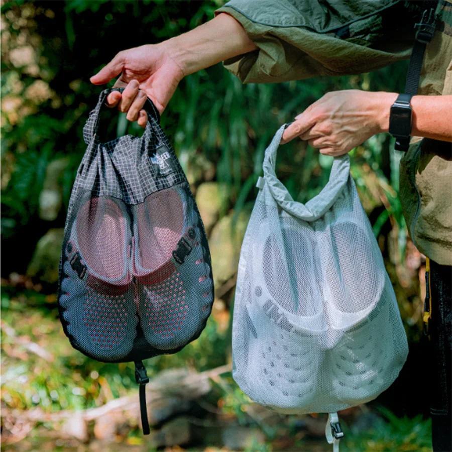 Outdoor Backpack Expand Kangaroo Pocket, Multifunctional Detachable Shoe Storage Bag, Hiking Climbing Backpack External Accessor