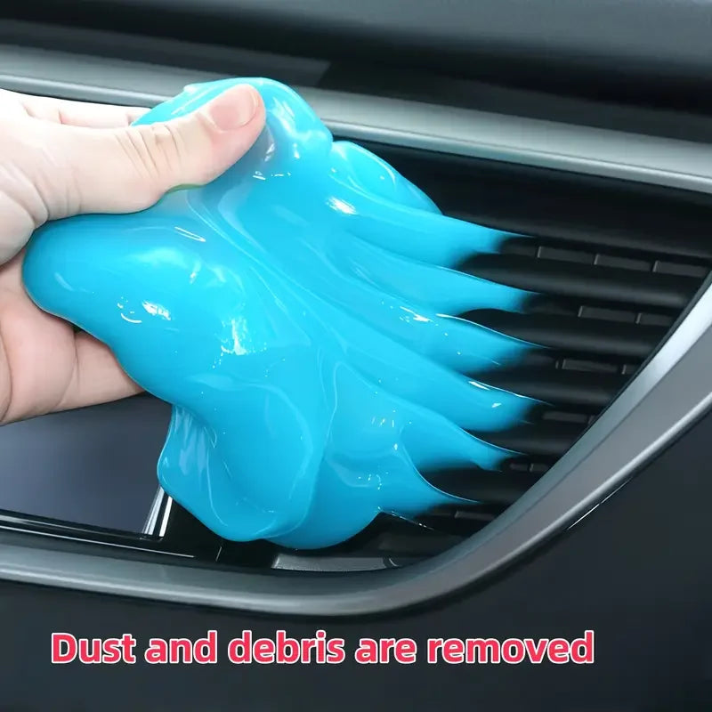[Reusable Car Cleaning Gel] Reusable Car Cleaning Gel for Car Suitable for Detail Kit Interior Cleaning Keyboard Air Vent, Car