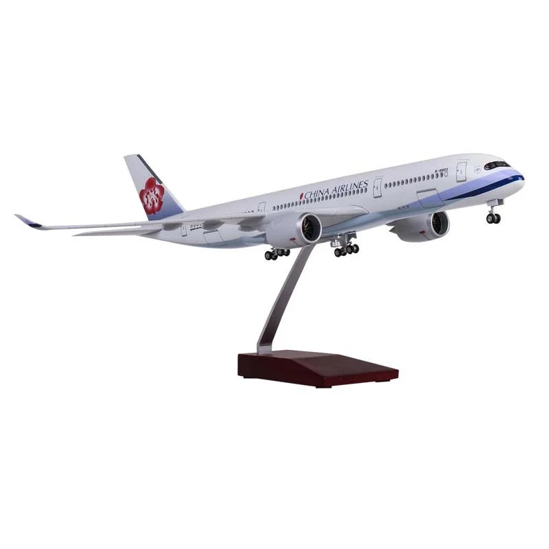 Model Airplane 47cm 1/142 Scale A350 Taiwan China Airline Model Planes Children'S Toys Aircraft Models For Collection Or Gift