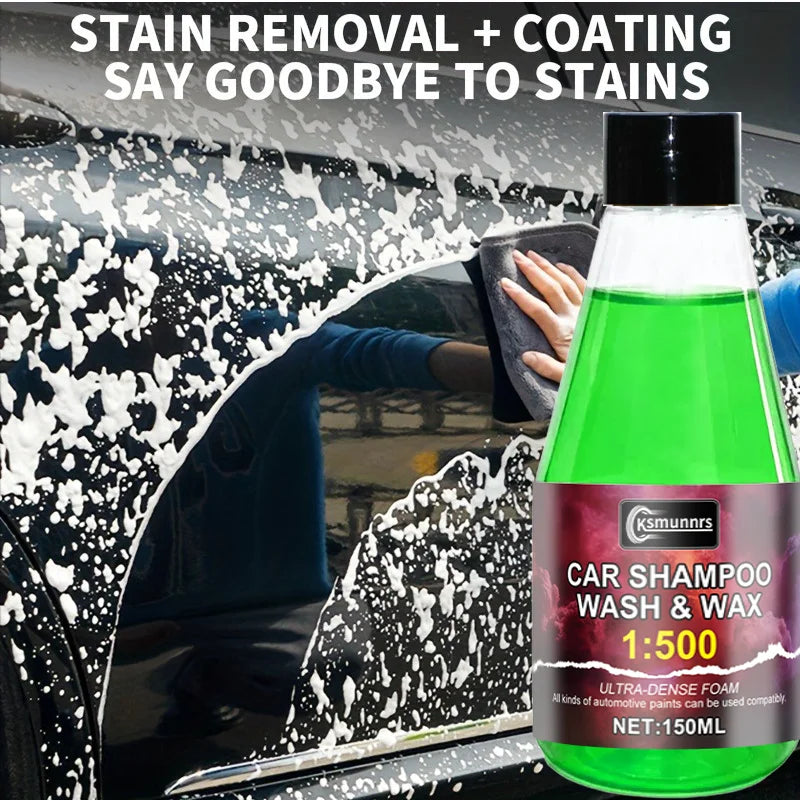 Ultimate Car Wash Foam - 150ml Super Concentrated Formula, Rich Bubble Soap for Deep Clean & Paint Nourishment, All-in-One Auto