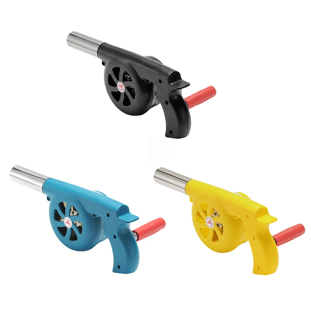 Hand Crank Fan Air Blower Fast Fire Starter BBQ Fan Air Blower Lightweight Grill Picnic Camping Stove Accessories