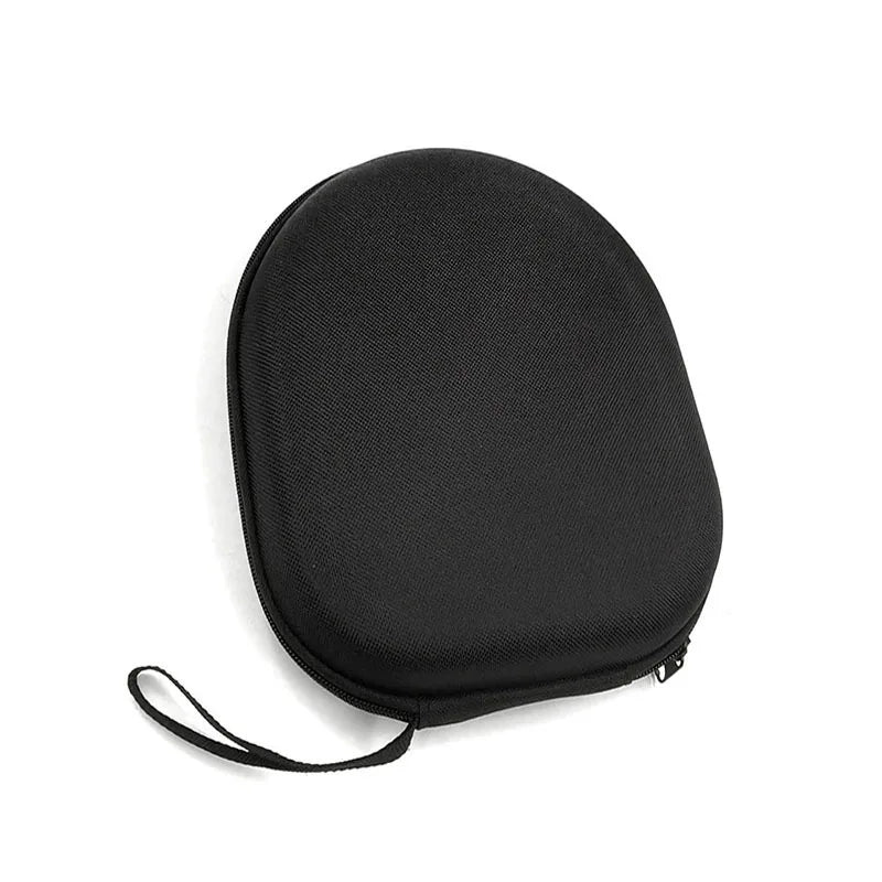 Headphone Storage Case 1Pc Black EVA Hard Shell Shockproof Portable Carrying Bag for Over Ear Headphones Cable USB Accessories