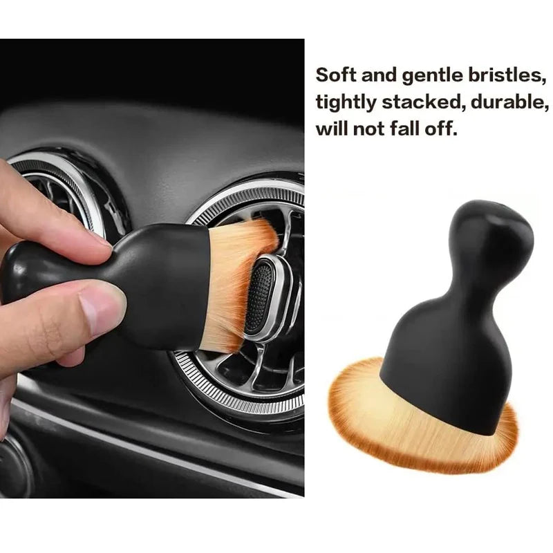 Camellia Flower Car Interior Cleaning Detaling Brush Air Conditioner Outlet Cleaning Brush Crevice Dust Removal Artifact Brush